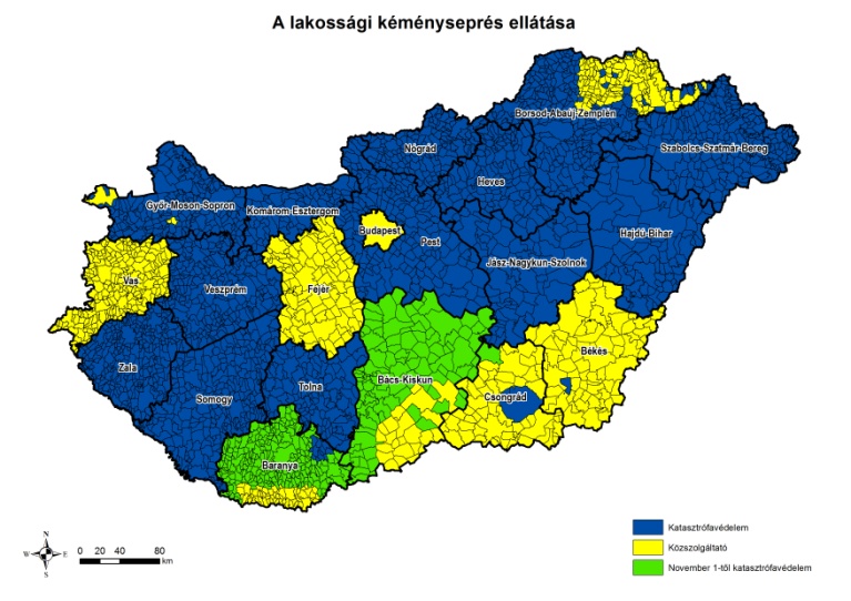 A lakossági kéményseprés ellátása
