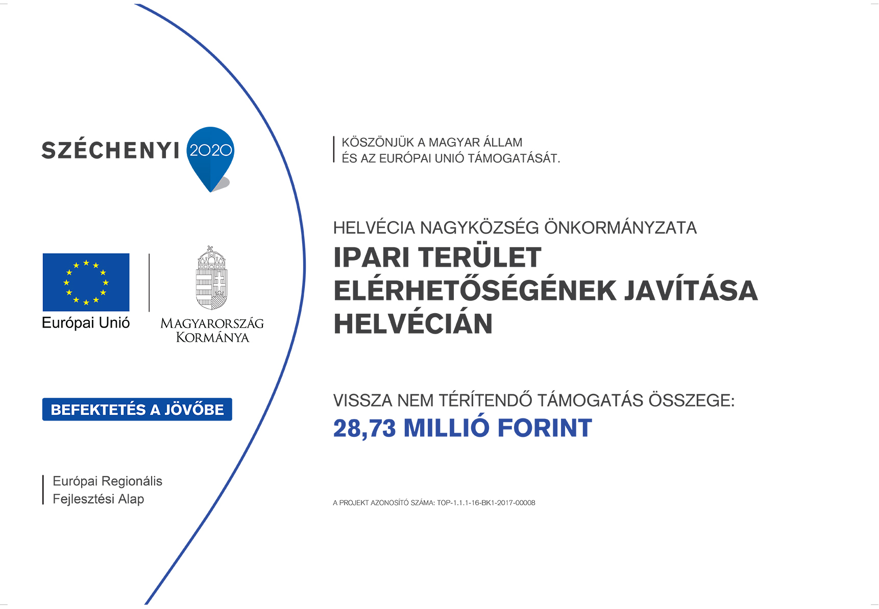 Ipari Terület Elérhetőségének Javítása Helvécián